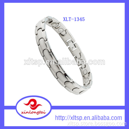 10mm width Health 4in1 Stainless Steel Bio Magnetic Energy Bracelet